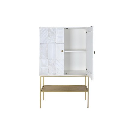 Credenza DKD Home Decor Bianco Dorato Metallo Legno di mango 91 x 44 x