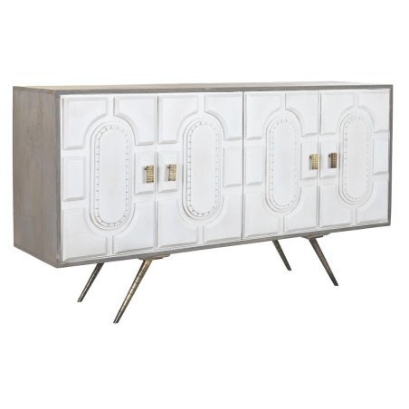 Dressoir DKD Home Decor Wit Grijs Gouden Metaal Mangohout 152 x 43 x 8