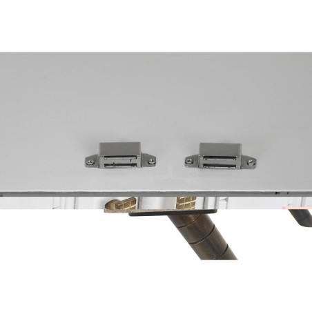 Sideboard DKD Home Decor White Grey Golden Metal Mango wood 152 x 43 x