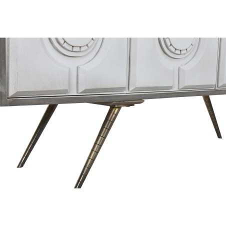 Dressoir DKD Home Decor Wit Grijs Gouden Metaal Mangohout 152 x 43 x 8
