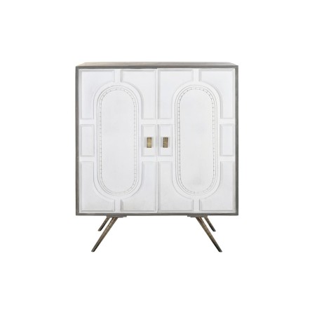 Dressoir DKD Home Decor Wit Grijs Gouden Blik Mangohout 93 x 41 x 114