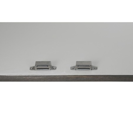 Credenza DKD Home Decor Bianco Grigio Dorato Ottone Legno di mango 93