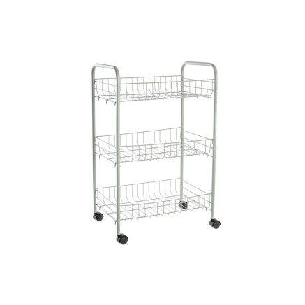 Serveringsvagn DKD Home Decor Groen Metaal Polypropyleen 40 x 26 x 62
