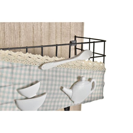 Appendiabiti da parete DKD Home Decor Legno Metallo 23 x 9 x 36 cm 2