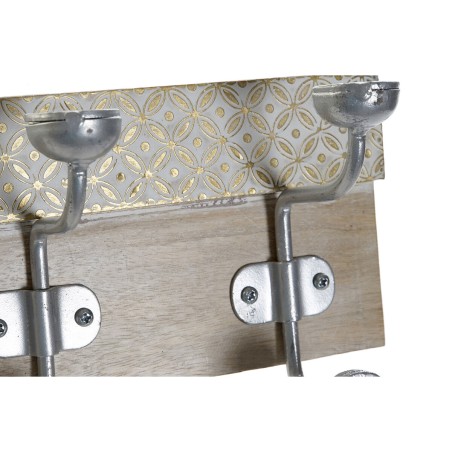 Perchero de Pared DKD Home Decor 46 x 15 x 10 cm Metal Vintage Madera