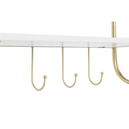 Appendiabiti da parete DKD Home Decor Metallo MDF Glam (50 x 15 x 43 c
