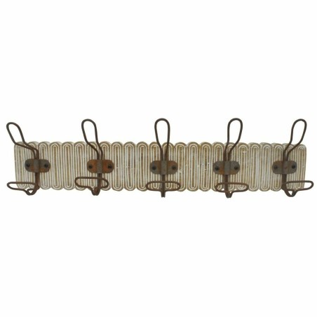Appendiabiti da parete DKD Home Decor Coloniale Ferro Legno di mango 6