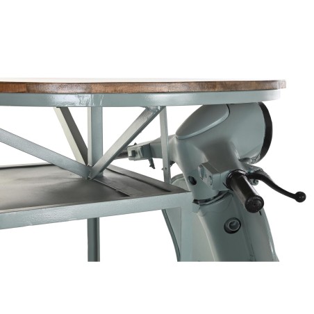 Tavolo DKD Home Decor Azzurro Marrone Verde Ferro Legno di mango 116 x