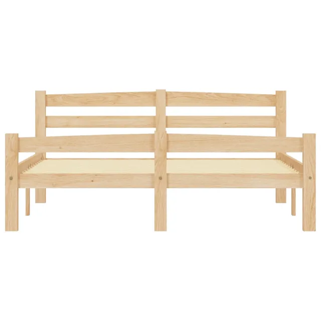 Cadre de lit sans matelas bois massif de pin 140x200 cm