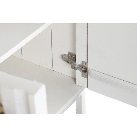 Dressoir DKD Home Decor Wit Metaal Mangohout 152 x 40 x 77 cm