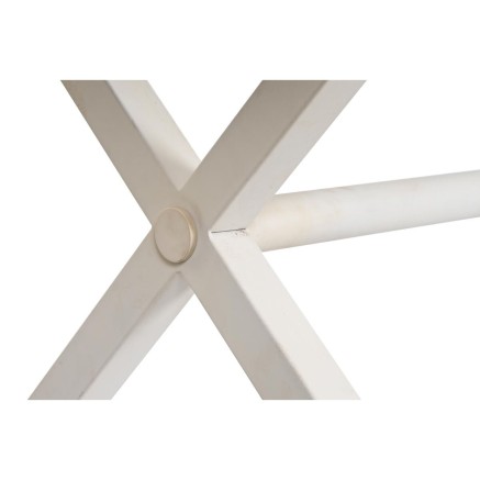 Tavolo da Pranzo DKD Home Decor Bianco Metallo Legno di mango 180 x 90 2