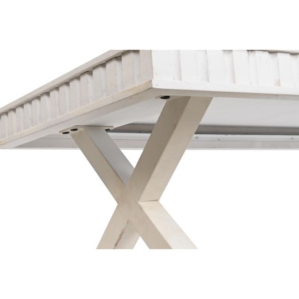 Table Basse DKD Home Decor 140 x 70 x 42 cm Métal Bois de manguier 2