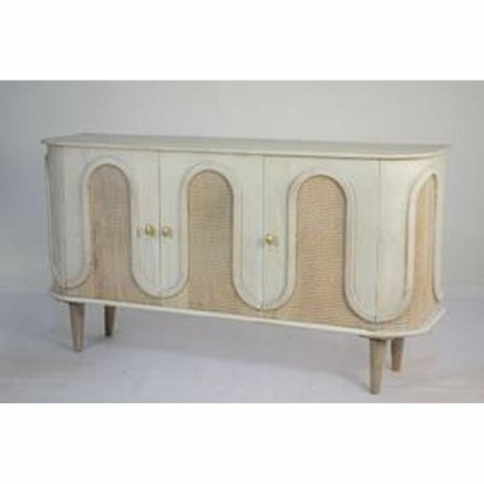 Esstisch DKD Home Decor Weiß Gold Messing Mango-Holz 180 x 90 x 76 cm 2