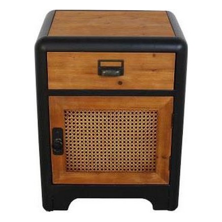 Nachtkastje DKD Home Decor Spar Metaal (48 x 40 x 62 cm)