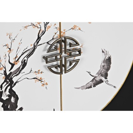 Chest of drawers DKD Home Decor Black Golden Fir MDF Wood Oriental 63