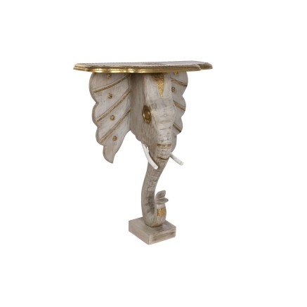 Meuble d'Entrée DKD Home Decor Blanc Gris Doré 80 x 30 x 96 cm Elép