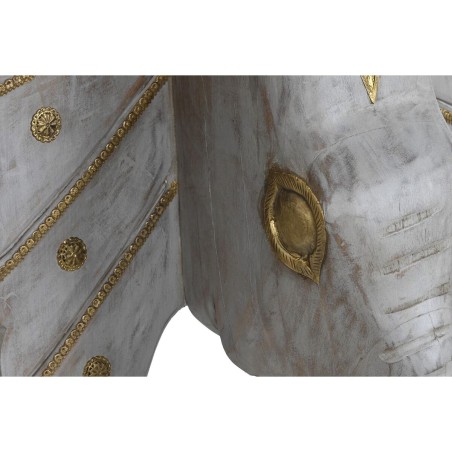Gang DKD Home Decor Wit Grijs Gouden 80 x 30 x 96 cm Olifant