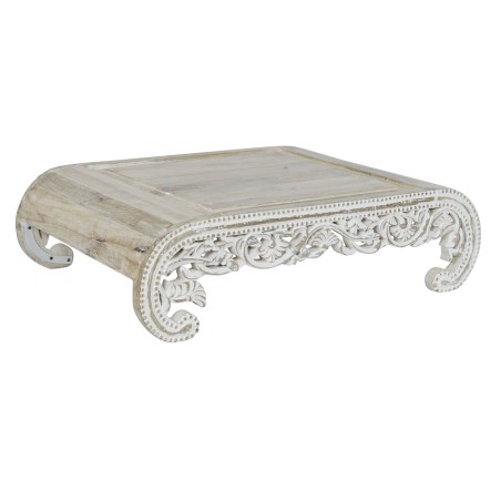 Mesa auxiliar DKD Home Decor Blanco Madera de mango 89 x 63,5 x 25,4 c