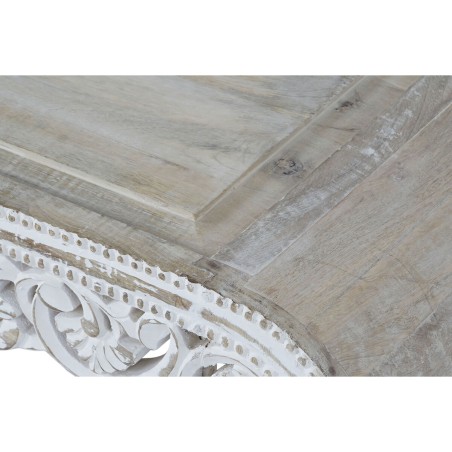Mesa auxiliar DKD Home Decor Blanco Madera de mango 89 x 63,5 x 25,4 c