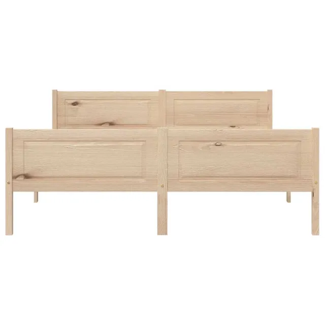 Cadre de lit sans matelas bois massif de pin 160x200 cm