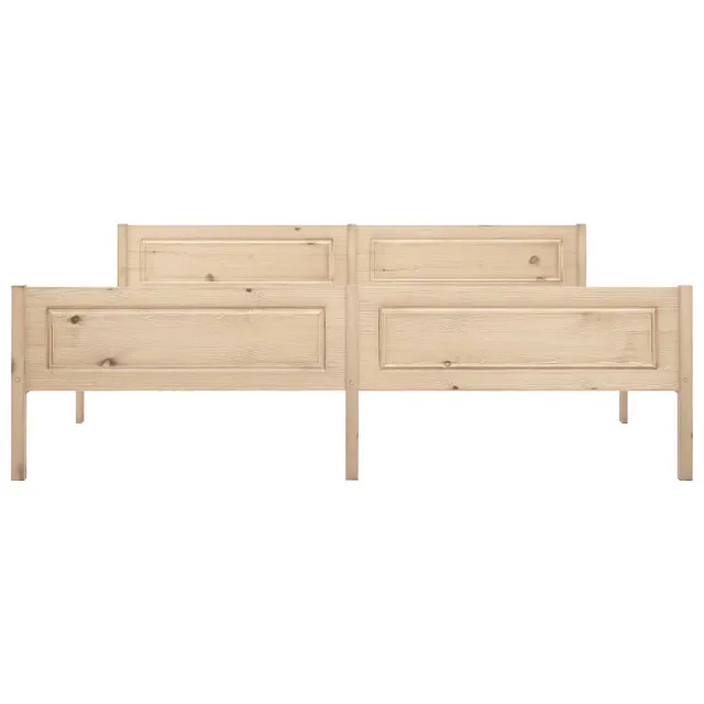 Cadre de lit sans matelas bois massif de pin 180x200 cm