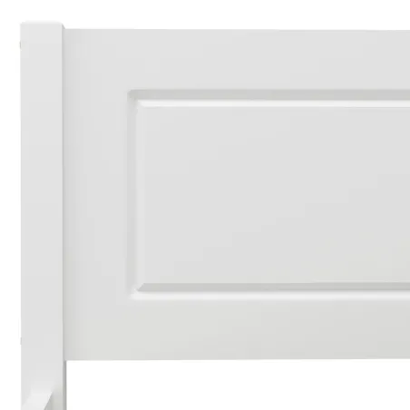 Cadre de lit sans matelas bois massif de pin blanc 180x200 cm