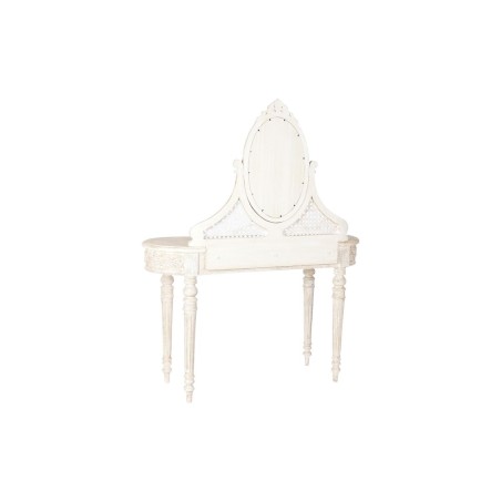 Tocador DKD Home Decor 114 x 44 x 141 cm Blanco Beige Madera de mango