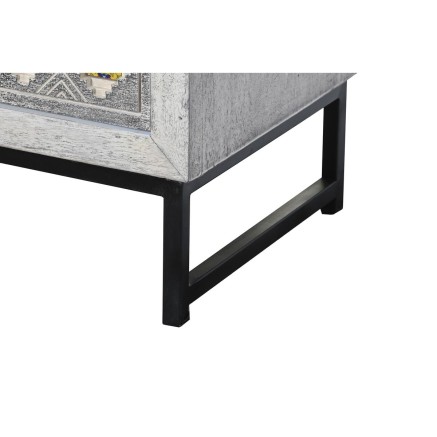 Commode DKD Home Decor Céramique Gris Blanc Bois de manguier (80 x 38 2