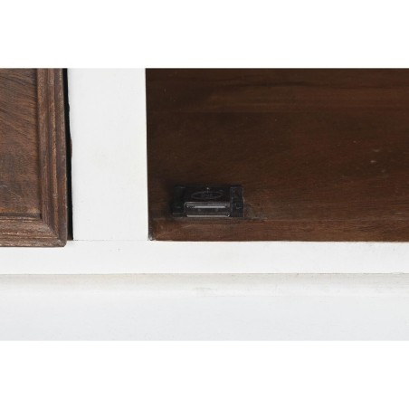 Buffet DKD Home Decor Blanc Brun foncé Bois de manguier 180 x 46 x 83