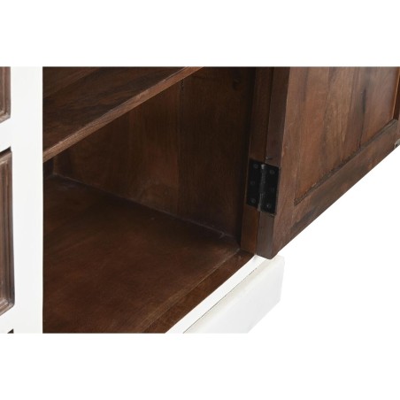 Buffet DKD Home Decor Blanc Brun foncé Bois de manguier 180 x 46 x 83