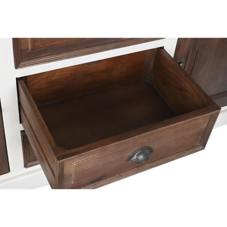 Buffet DKD Home Decor Blanc Brun foncé Bois de manguier 180 x 46 x 83