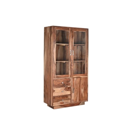 Stand Espositore DKD Home Decor Cristallo Legno d'albero della gomma 1