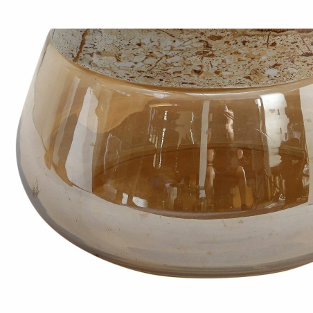 Tavolo aggiuntivo DKD Home Decor Cristallo Bicolore Ferro 50 x 50 x 49