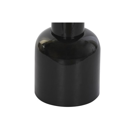 Tavolo aggiuntivo DKD Home Decor Cristallo Nero Trasparente Ferro 41 x 2