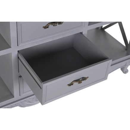 Credenza DKD Home Decor Grigio Naturale Legno di paulownia Legno MDF 1 2