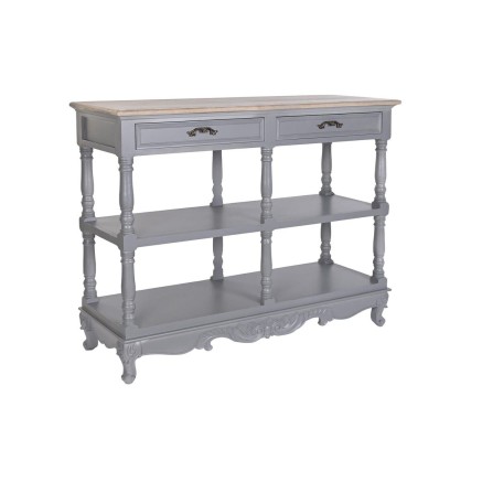 Sideboard DKD Home Decor Grey Natural Paolownia wood MDF Wood 117 x 39