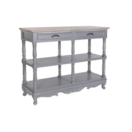 Buffet DKD Home Decor Gris Naturel Bois de paulownia Bois MDF 117 x 39