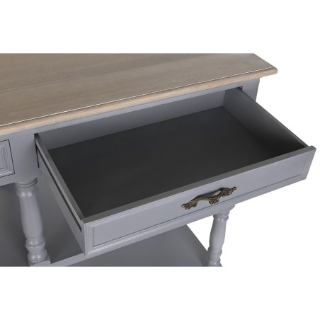 Buffet DKD Home Decor Gris Naturel Bois de paulownia Bois MDF 117 x 39