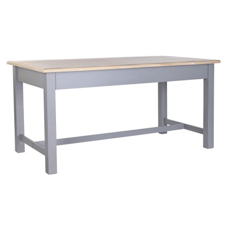 Mesa de Comedor DKD Home Decor Gris Natural Madera Madera de Paulonia