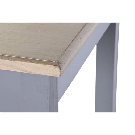 Mesa de Comedor DKD Home Decor Gris Natural Madera Madera de Paulonia 2