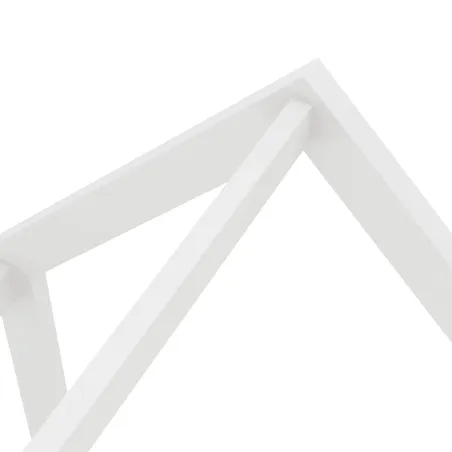 Cadre de lit d'enfant avec un tiroir Blanc Pin massif 70x140 cm