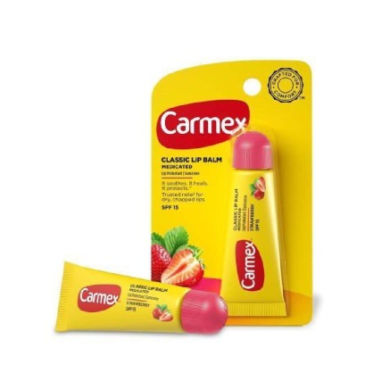 Baume à lèvres hydratant Carmex Carmex Strawberry Jaune Rouge 2
