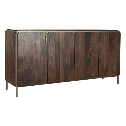 Credenza DKD Home Decor Marrone Acciaio Legno di mango 160 x 40 x 81 c