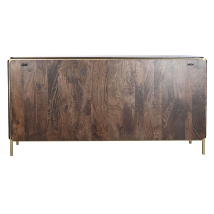 Buffet DKD Home Decor Marron Acier Bois de manguier 160 x 40 x 81 cm 2