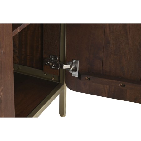 Dressoir DKD Home Decor Bruin Staal Mangohout 160 x 40 x 81 cm