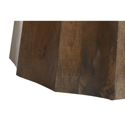 Dining Table DKD Home Decor Black Brown Marble Mango wood 120 x 120 x 2