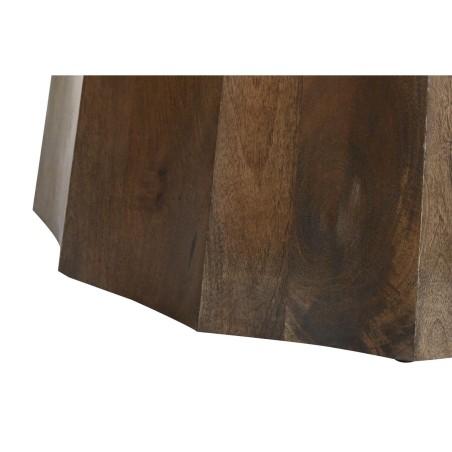 Dining Table DKD Home Decor Black Brown Marble Mango wood 120 x 120 x