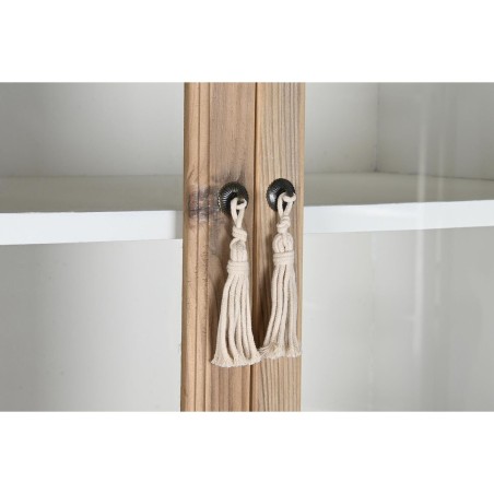 Cupboard DKD Home Decor White Natural Crystal Fir 86 x 40 x 180 cm 80