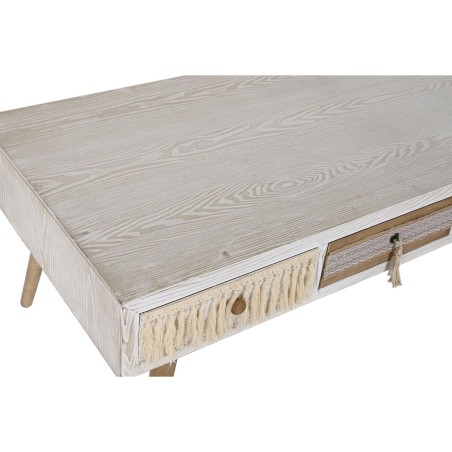 Hoofdtafel DKD Home Decor Spar Katoen (110 x 60 x 50 cm)