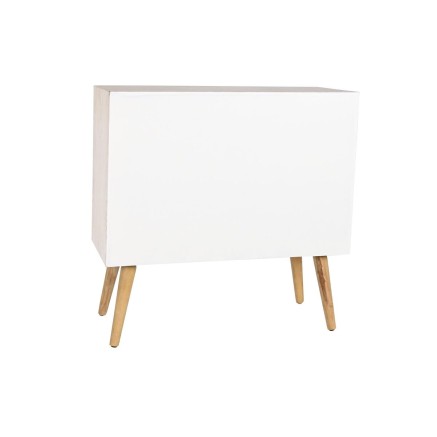 Chest of drawers DKD Home Decor Fir Natural Cotton White (80 x 35 x 80 2